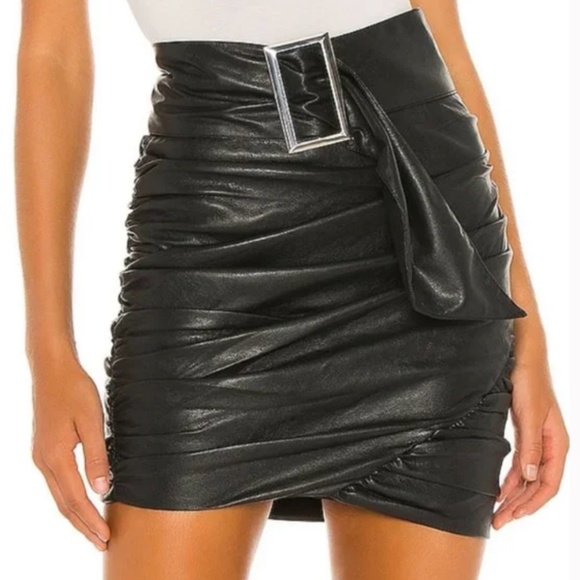 Dillon Vegan Leather Skirt by For Love and Lemons Size M - Picture 1 of 6